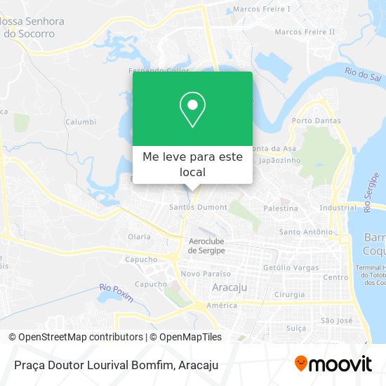 Praça Doutor Lourival Bomfim mapa