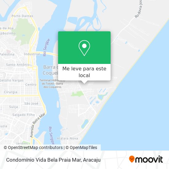 Condomínio Vida Bela Praia Mar mapa