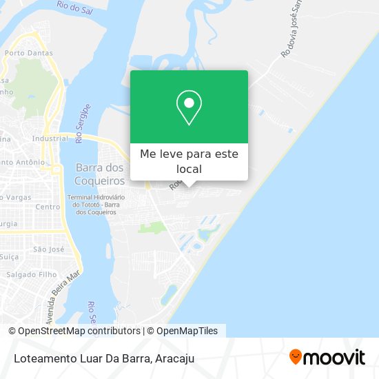 Loteamento Luar Da Barra mapa