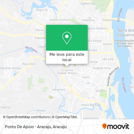 Ponto De Apoio - Aracaju mapa