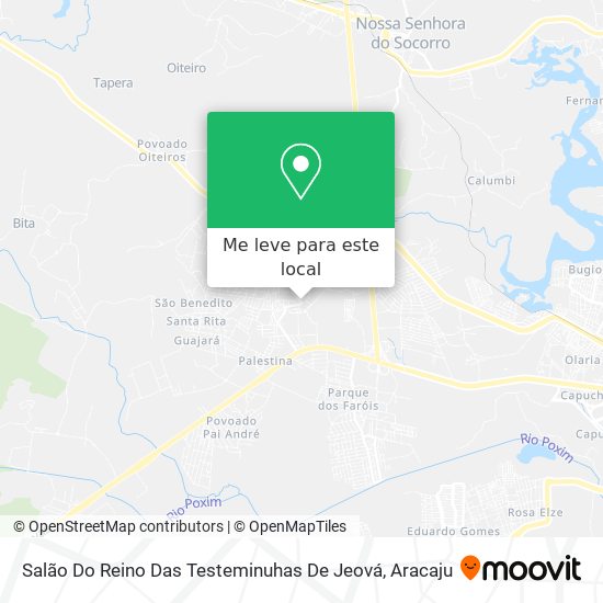 Salão Do Reino Das Testeminuhas De Jeová mapa