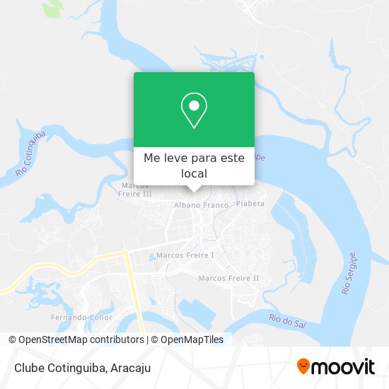 Clube Cotinguiba mapa