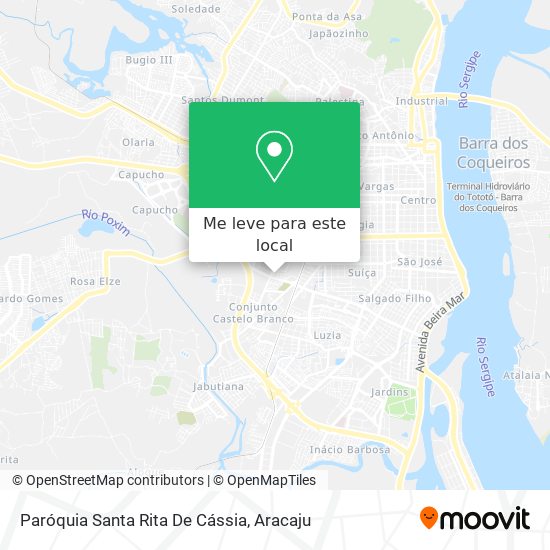 Paróquia Santa Rita De Cássia mapa