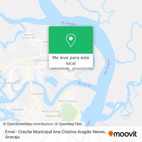 Emei - Creche Municipal Ana Cristina Aragão Neves mapa