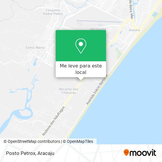 Posto Petrox mapa