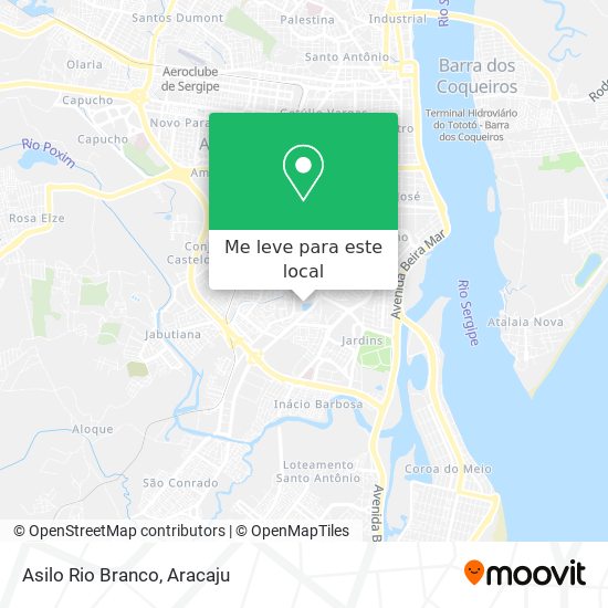 Asilo Rio Branco mapa