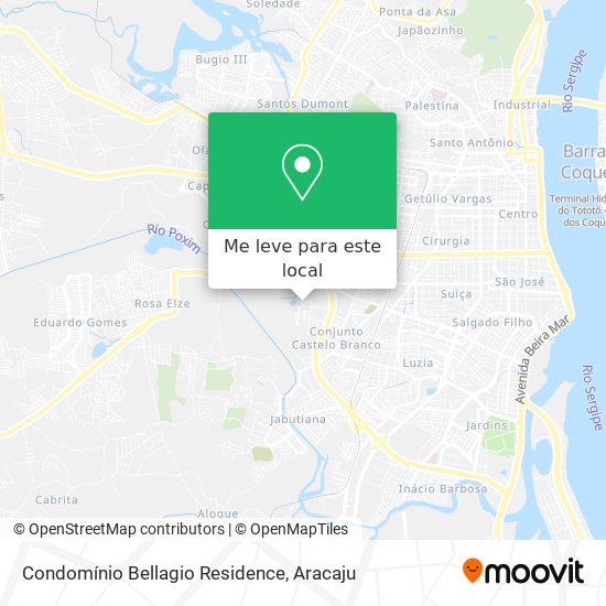 Condomínio Bellagio Residence mapa