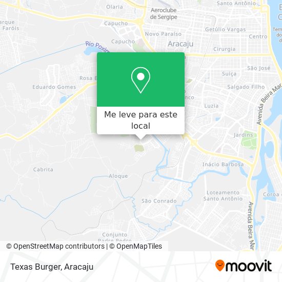 Texas Burger mapa