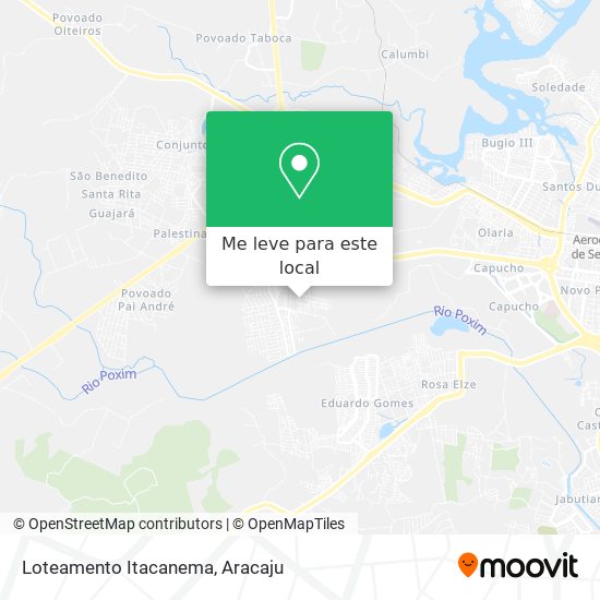 Loteamento Itacanema mapa