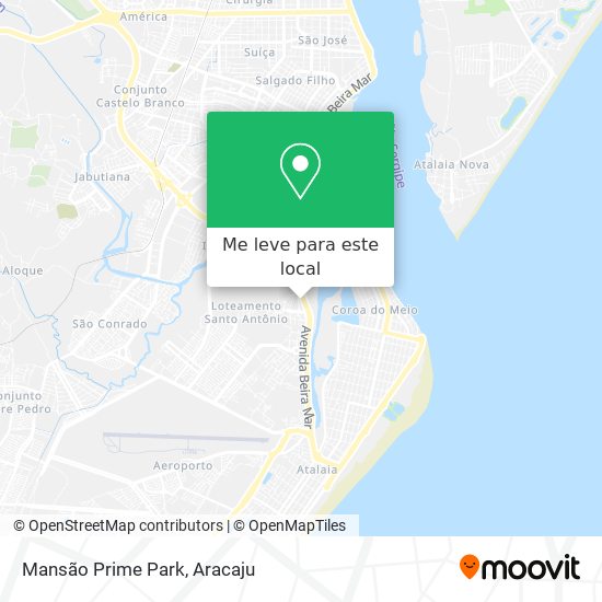 Mansão Prime Park mapa