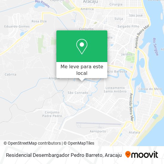 Residencial Desembargador Pedro Barreto mapa