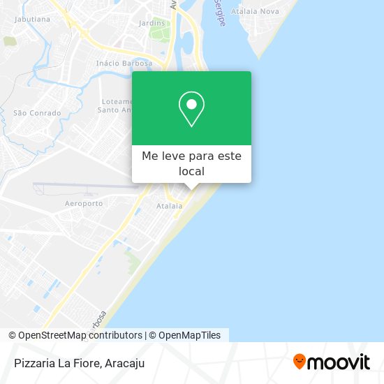 Pizzaria La Fiore mapa