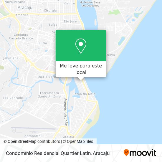 Condomínio Residencial Quartier Latin mapa