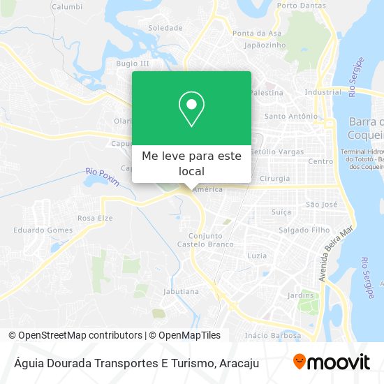 Águia Dourada Transportes E Turismo mapa