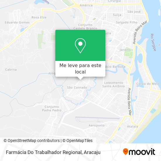 Farmácia Do Trabalhador Regional mapa