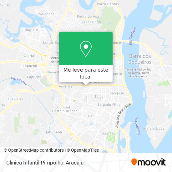 Clínica Infantil Pimpolho mapa