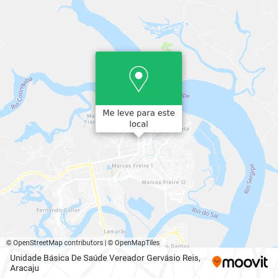 Unidade Básica De Saúde Vereador Gervásio Reis mapa