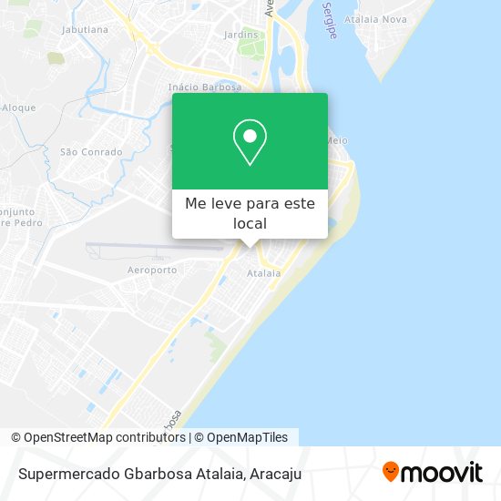 Supermercado Gbarbosa Atalaia mapa