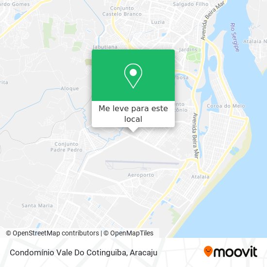 Condomínio Vale Do Cotinguiba mapa