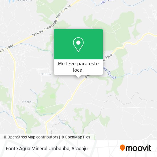Fonte Água Mineral Umbauba mapa