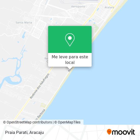 Praia Parati mapa