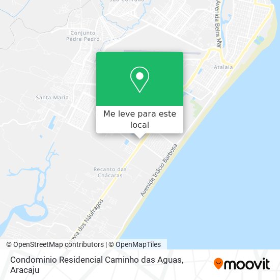 Condominio Residencial Caminho das Aguas mapa