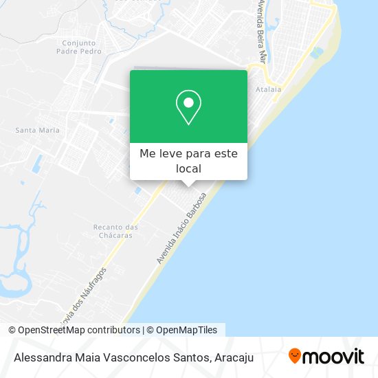 Alessandra Maia Vasconcelos Santos mapa