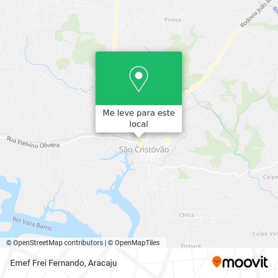 Emef Frei Fernando mapa