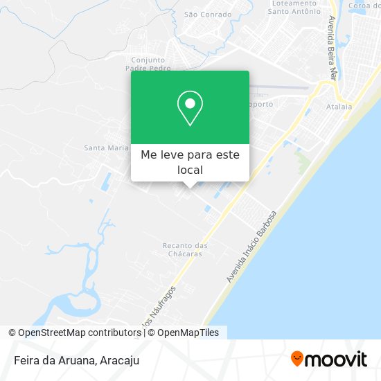 Feira da Aruana mapa