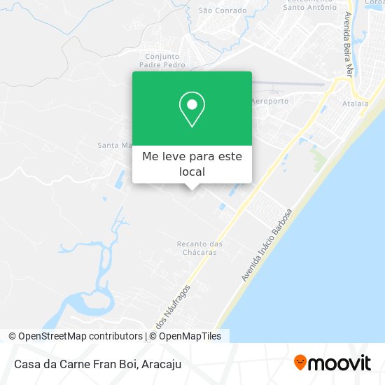 Casa da Carne Fran Boi mapa