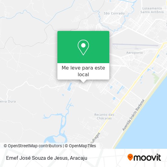 Emef José Souza de Jesus mapa