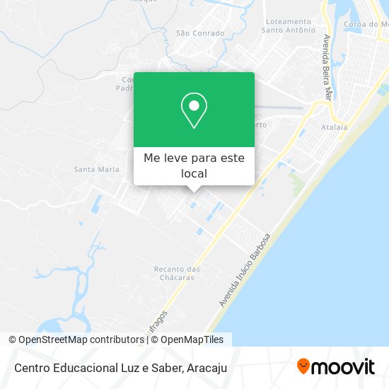 Centro Educacional Luz e Saber mapa