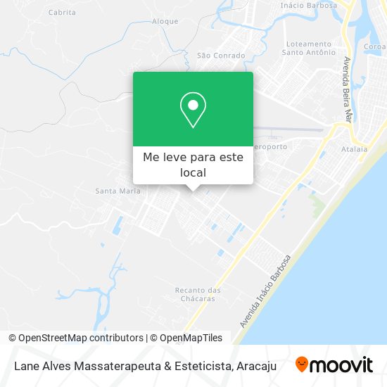 Lane Alves Massaterapeuta & Esteticista mapa