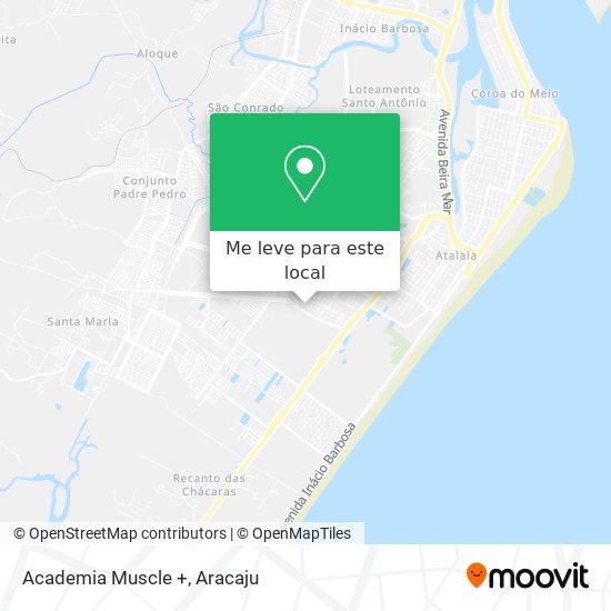 Academia Muscle + mapa