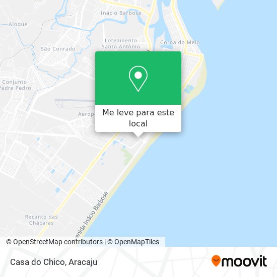Casa do Chico mapa