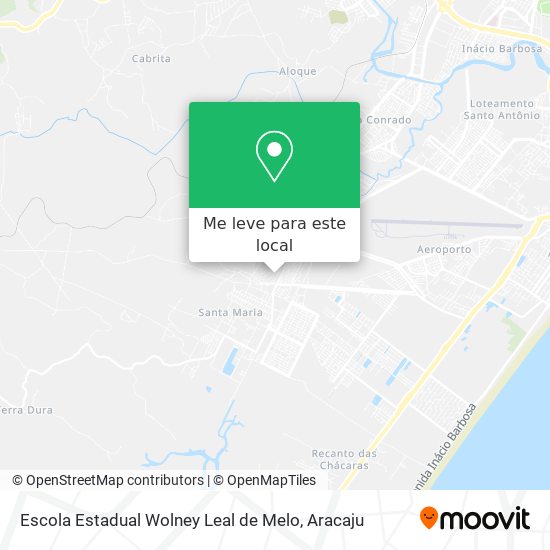 Escola Estadual Wolney Leal de Melo mapa