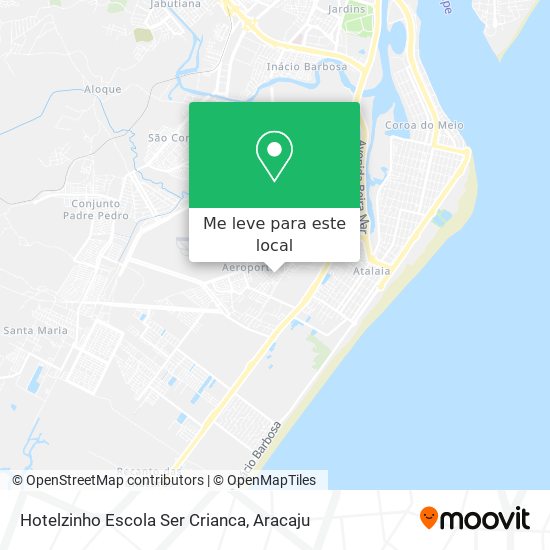 Hotelzinho Escola Ser Crianca mapa