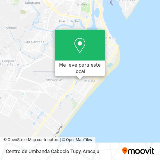 Centro de Umbanda Caboclo Tupy mapa