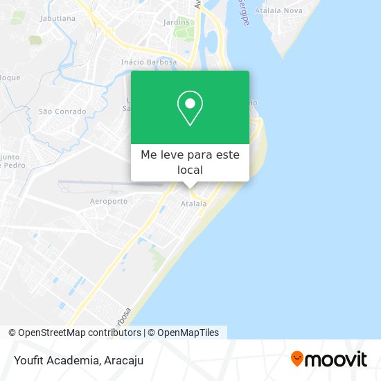 Youfit Academia mapa