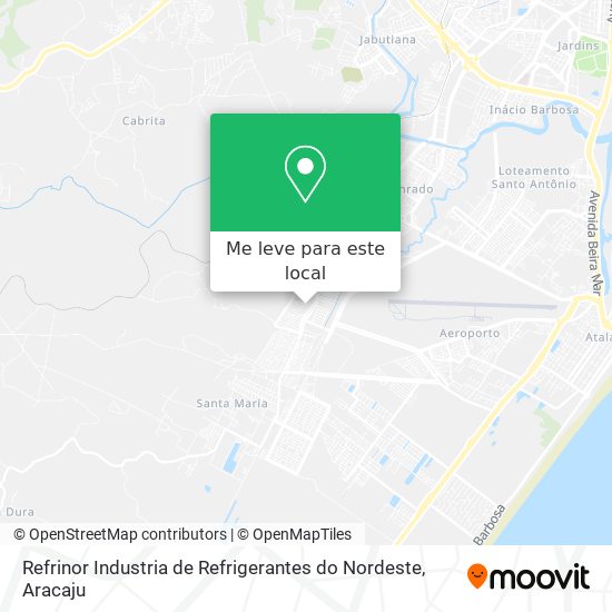 Refrinor Industria de Refrigerantes do Nordeste mapa