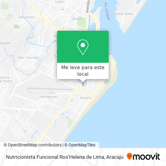 Nutricionista Funcional Ros'Helena de Lima mapa