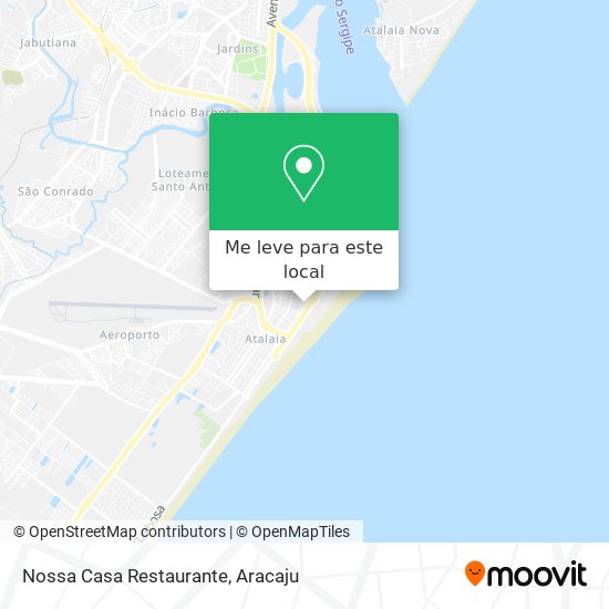 Nossa Casa Restaurante mapa