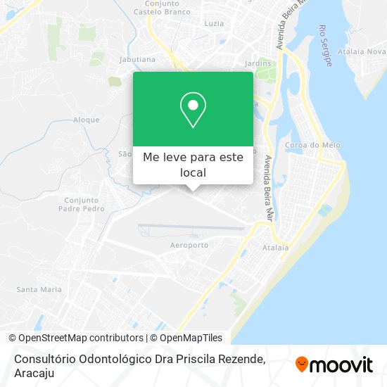 Consultório Odontológico Dra Priscila Rezende mapa
