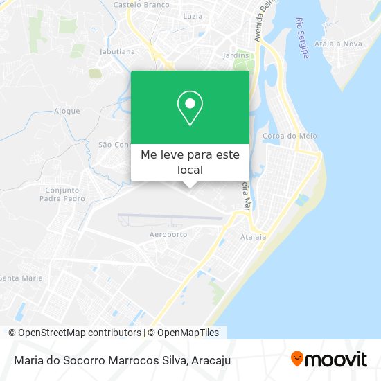 Maria do Socorro Marrocos Silva mapa