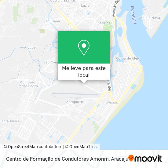 Centro de Formação de Condutores Amorim mapa