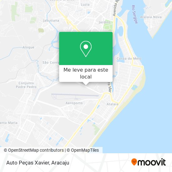 Auto Peças Xavier mapa