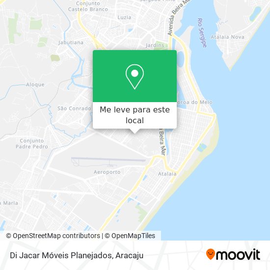 Di Jacar Móveis Planejados mapa