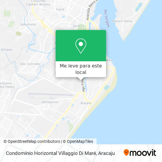 Condomínio Horizontal Villaggio Di Maré mapa