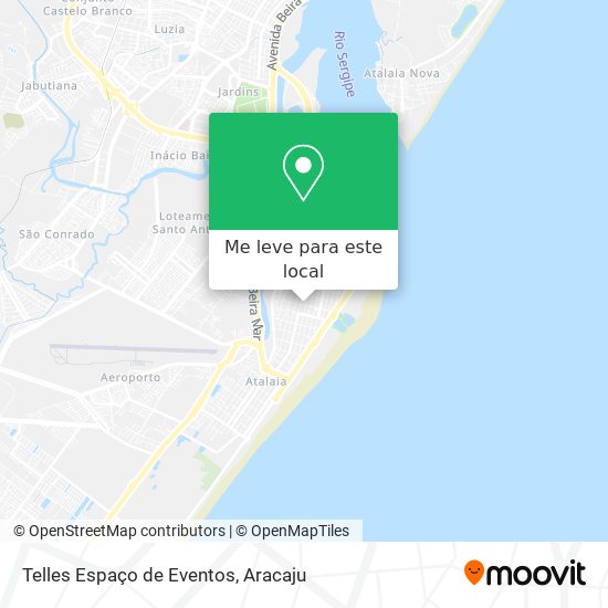 Telles Espaço de Eventos mapa