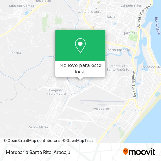 Mercearia Santa Rita mapa